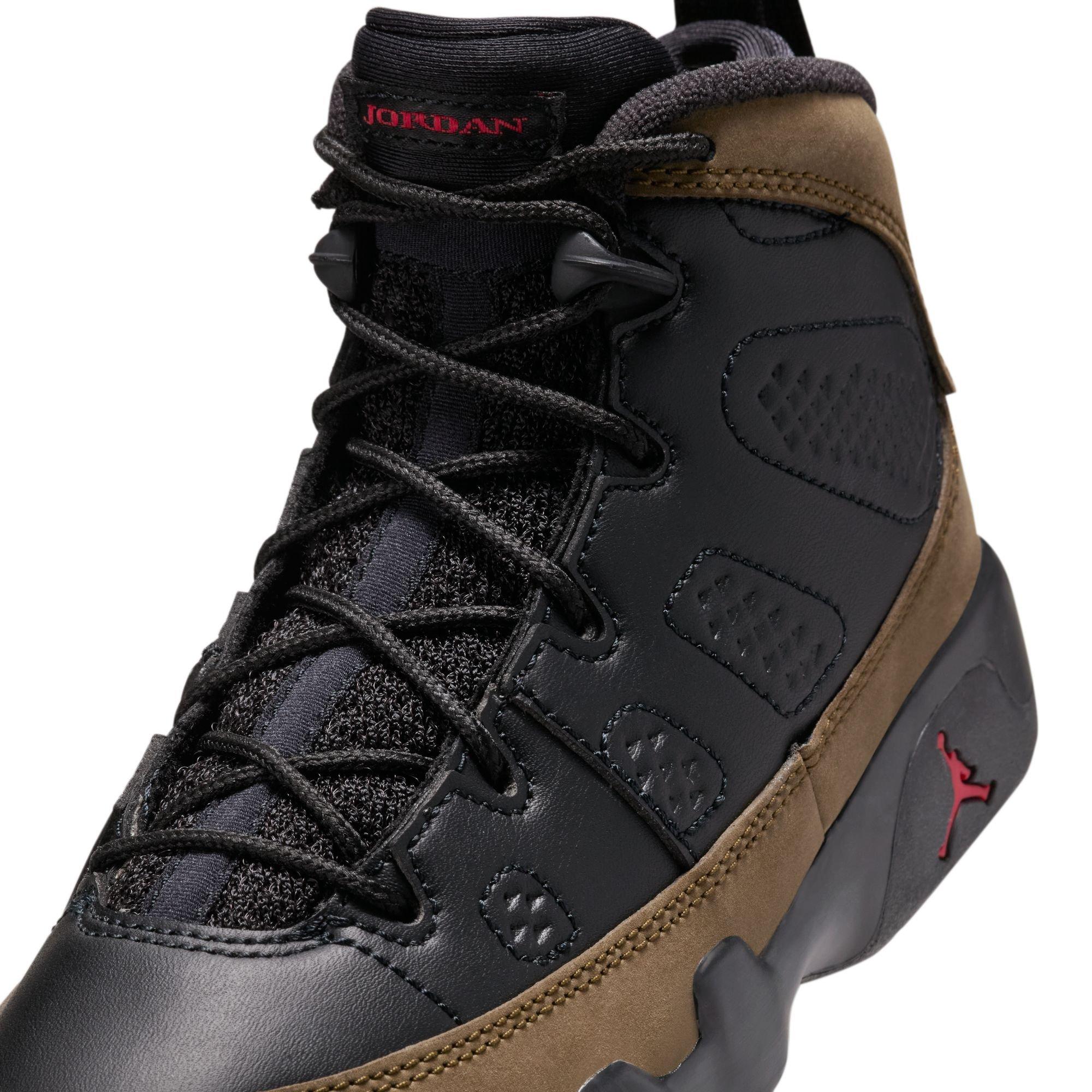 Jordan 9 Retro Olive Preschool Kids Shoe